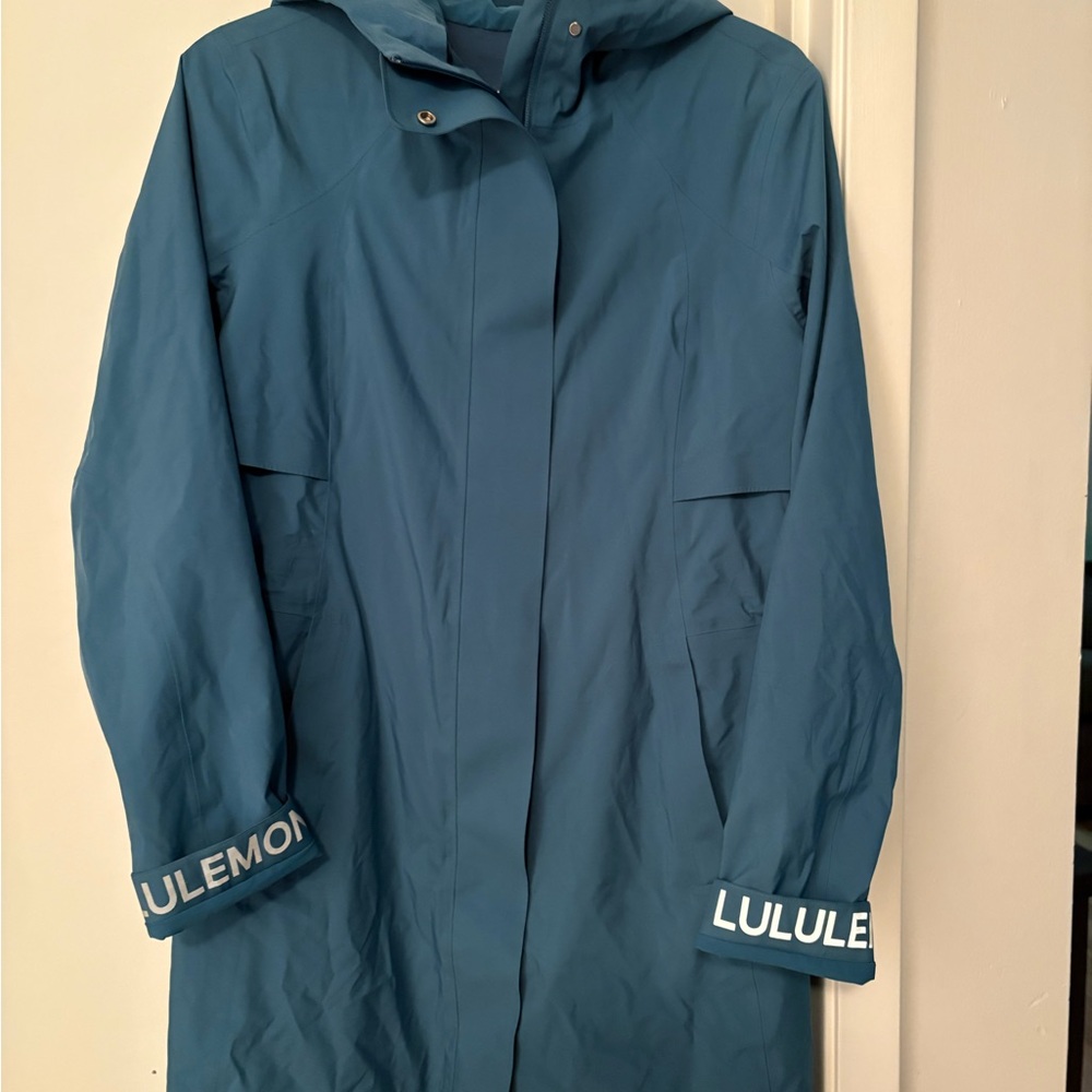 lululemon athletica Teal Trench Coat